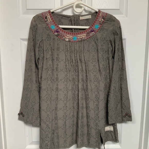Embroidered and Embellished Tunic Blouse by Odd Molly size small - Picture 15 of 15